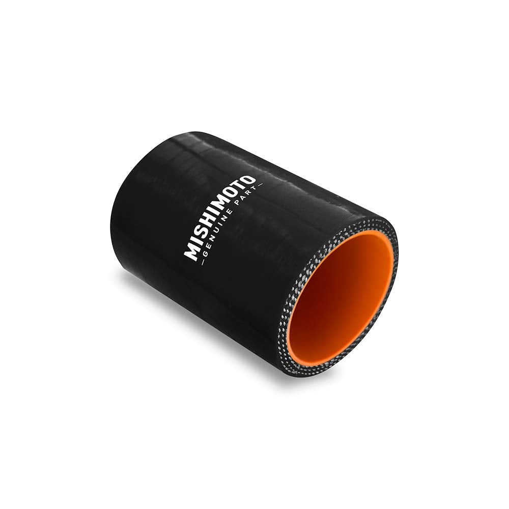Mishimoto Acoplador Recto de Silicona MMCP-4SBK, 10 cm, Negro