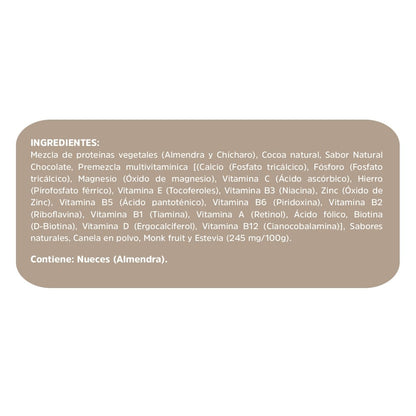 OKKO Proteína Vegana Deep Chocolate 680 g, con 17 Vitaminas y Minerales, 6 g de Fibra y 9 Aminoácidos Esenciales, Fórmula 100% Natural, para Batidos, Smoothies y Alimentación Diaria