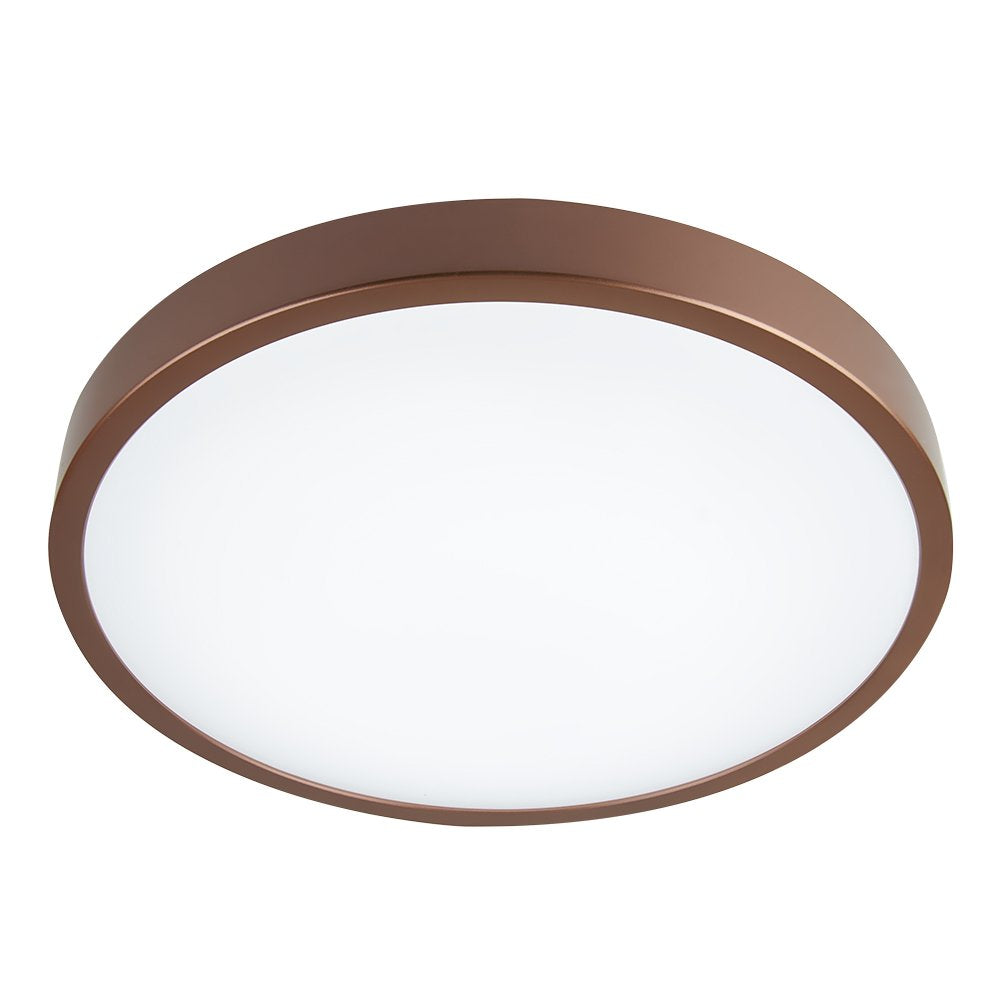 Tecnolite Lámpara de Interior LED para Empotrar FC-LEDRL/004/65/R, 16 W, Luz de Día, Cobre Rosado