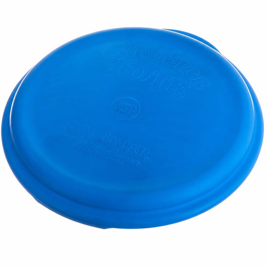 San Jamar-SI6500 Saf-T-Ice Bolsa de hielo comercial con tapa a presión, color azul, 1 unidad (paquete de 1)