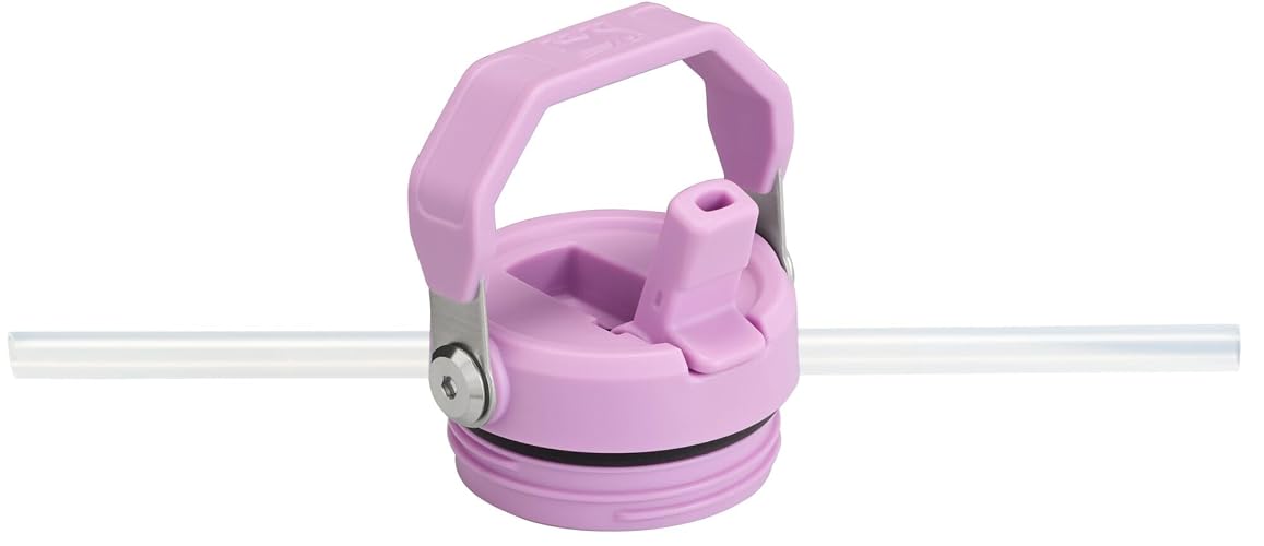 Stanley IceFlow - Botella de agua abatible 2.0, 36 onzas, popote integrada con apertura más grande, ligera y resistente a fugas, acero inoxidable aislado, sin BPA, lila