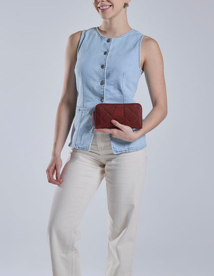 Westies Cartera para Mujer Vino HBIMANOL56WE