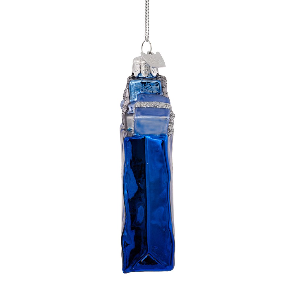 Kurt Adler NB1126 - Adorno para Bolsa de Regalo de Cristal con Gemas Nobles de 10,1 cm