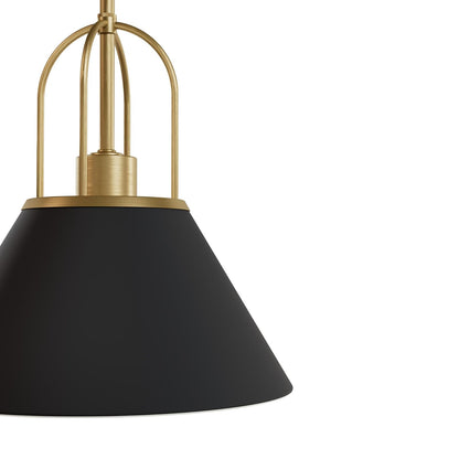 HUNTER, Candelabro Carrington Isle 1 Luz 12 pulgadas
