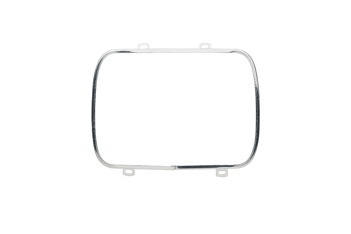 Omix-Ada Anillo de Retención para Faros, Plateado, Compatible con Jeep Wrangler YJ/Cherokee XJ 1984-1996, Modelo 12420.03