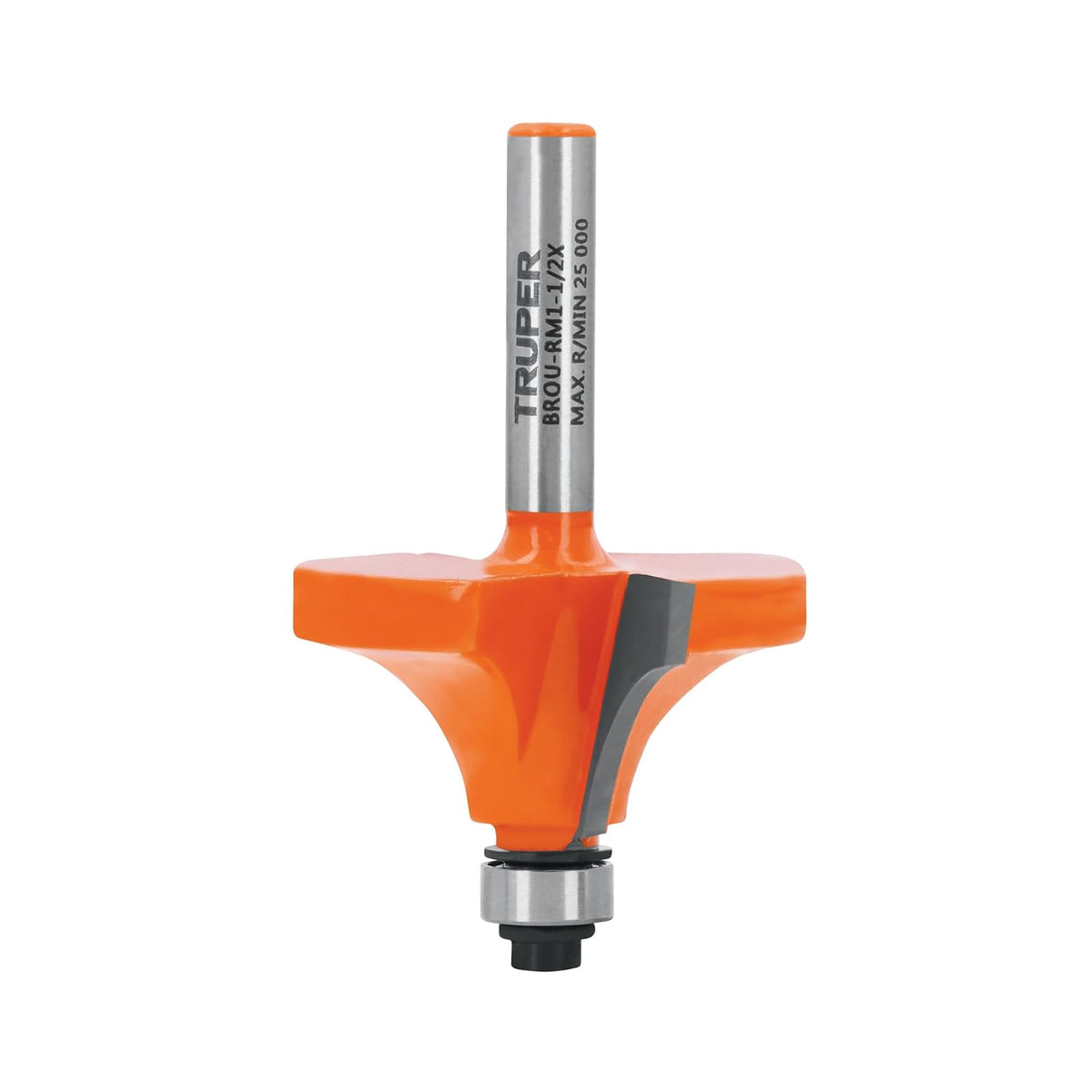 Truper BROU-RM1-1/2X, Broca para router, redondeado con moldura con balero, 1-1/2"