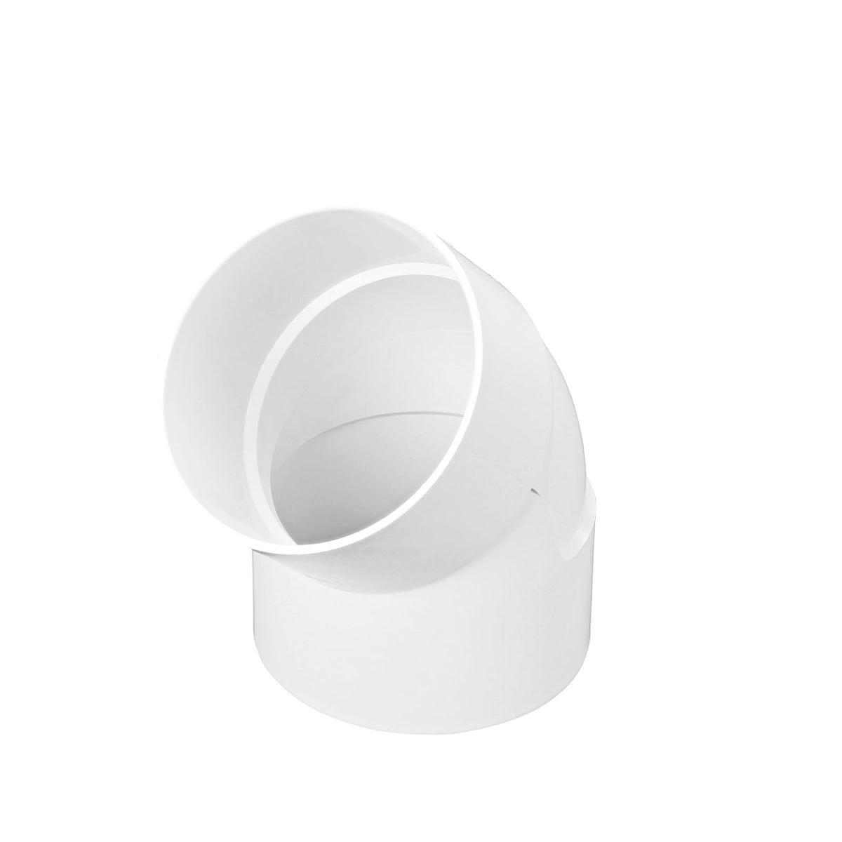 NDS Acoplamiento PVC 6 Pulgadas Hub by Hub para Drenaje - 45 grados