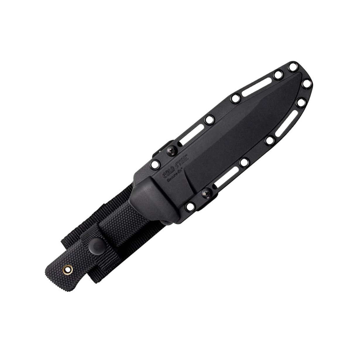 Cold Steel SRK Survival Rescue Cuchillo de hoja fija con funda Secure-Ex – Cuchillo estándar de los sellos de la marina, ideal para aplicaciones tácticas, al aire última intervensión, caza y supervivencia