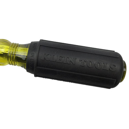 Klein Tools 600-4 Desarmador Punta Plana de 1/4" x 4" Barra cuadrada