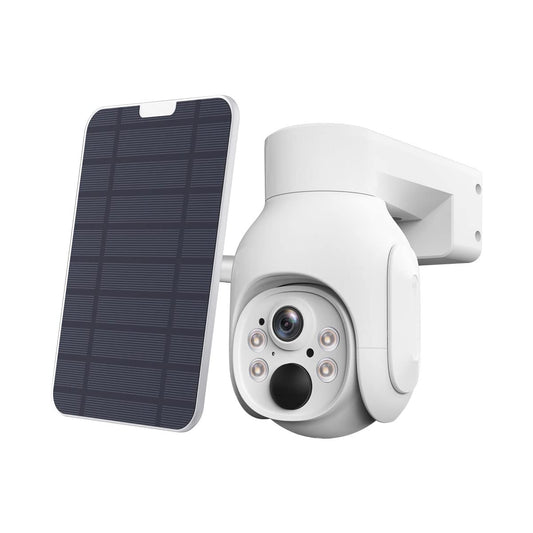 ZDQC 3MP Cámara de Seguridad WiFi Interiores y Exteriores Ip66 360° Camaras Vigilancia Visión Nocturna a Color, HD Visión Nocturna, Audio Bidireccional, Detección de Movimiento,Rastreo MóVil AI