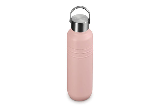 Le Creuset - Botella de agua de 500 ml, acero inoxidable, aislado al vacío, mantiene el calor y el frío, boca ancha, fácil de limpiar, fácil de limpiar, fácil de usar, fácil de llevar