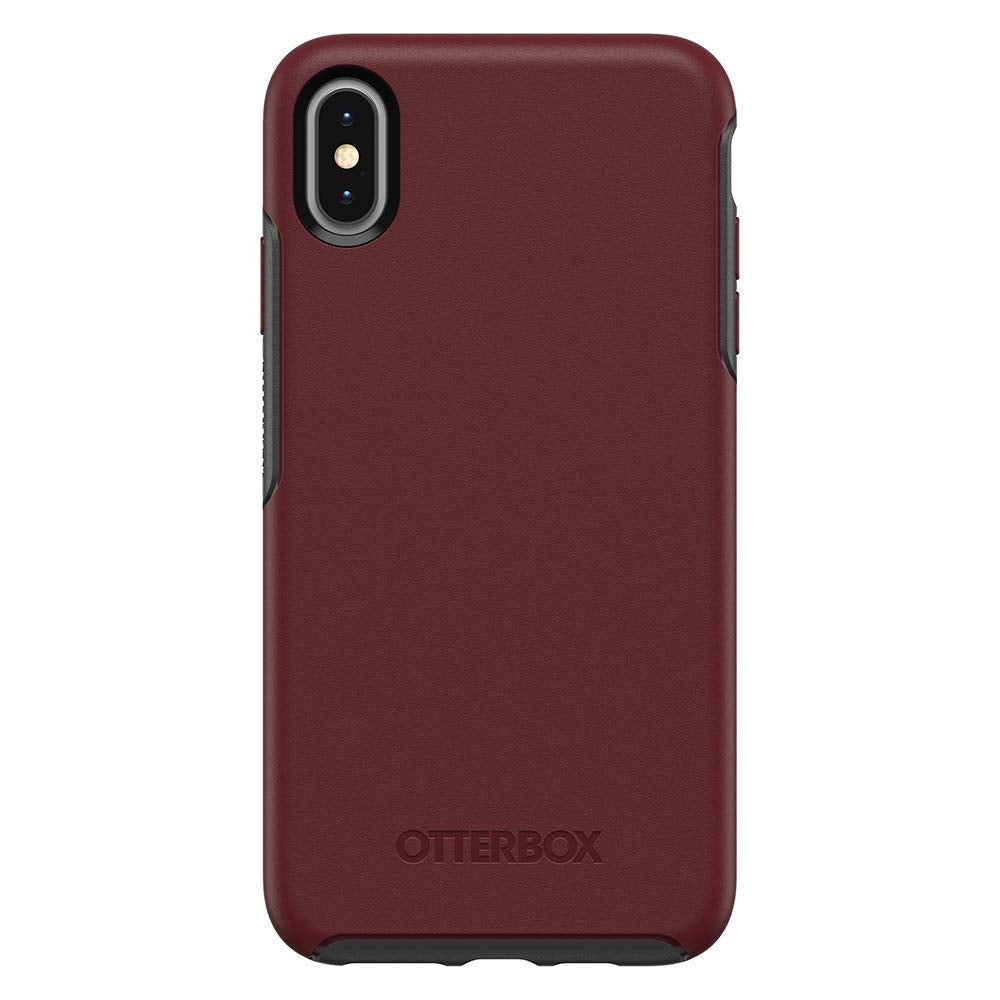 OtterBox Symmetry Series Funda para iPhone XS Max - Puerto fino (cordován - gris pizarrón) - Empaque al detalle
