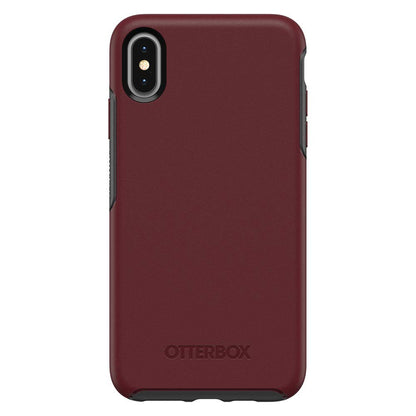 OtterBox Symmetry Series Funda para iPhone XS Max - Puerto fino (cordován - gris pizarrón) - Empaque al detalle