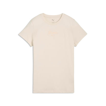 Puma ESS Script tee Playera Mujer