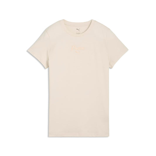 Puma ESS Script tee Playera Mujer