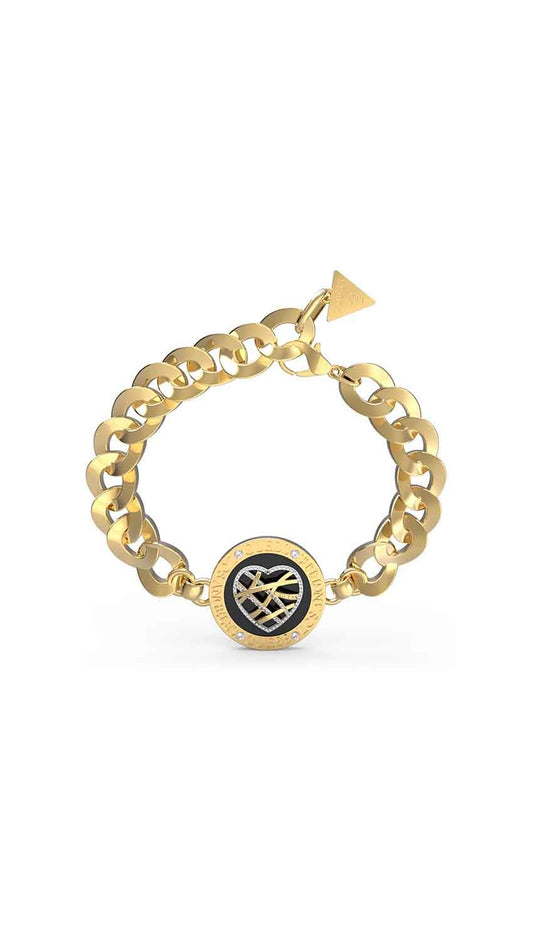 Pulsera para Mujer Guess HEART CAGE