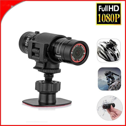 Auvce Cámara Deportiva para Bicicleta, Cámara de Acción Deportiva HD 1080p, Mini Cámara DV Deportiva Gran Angular de 120 ° A + （con Tarjeta de Memoria de 32G）