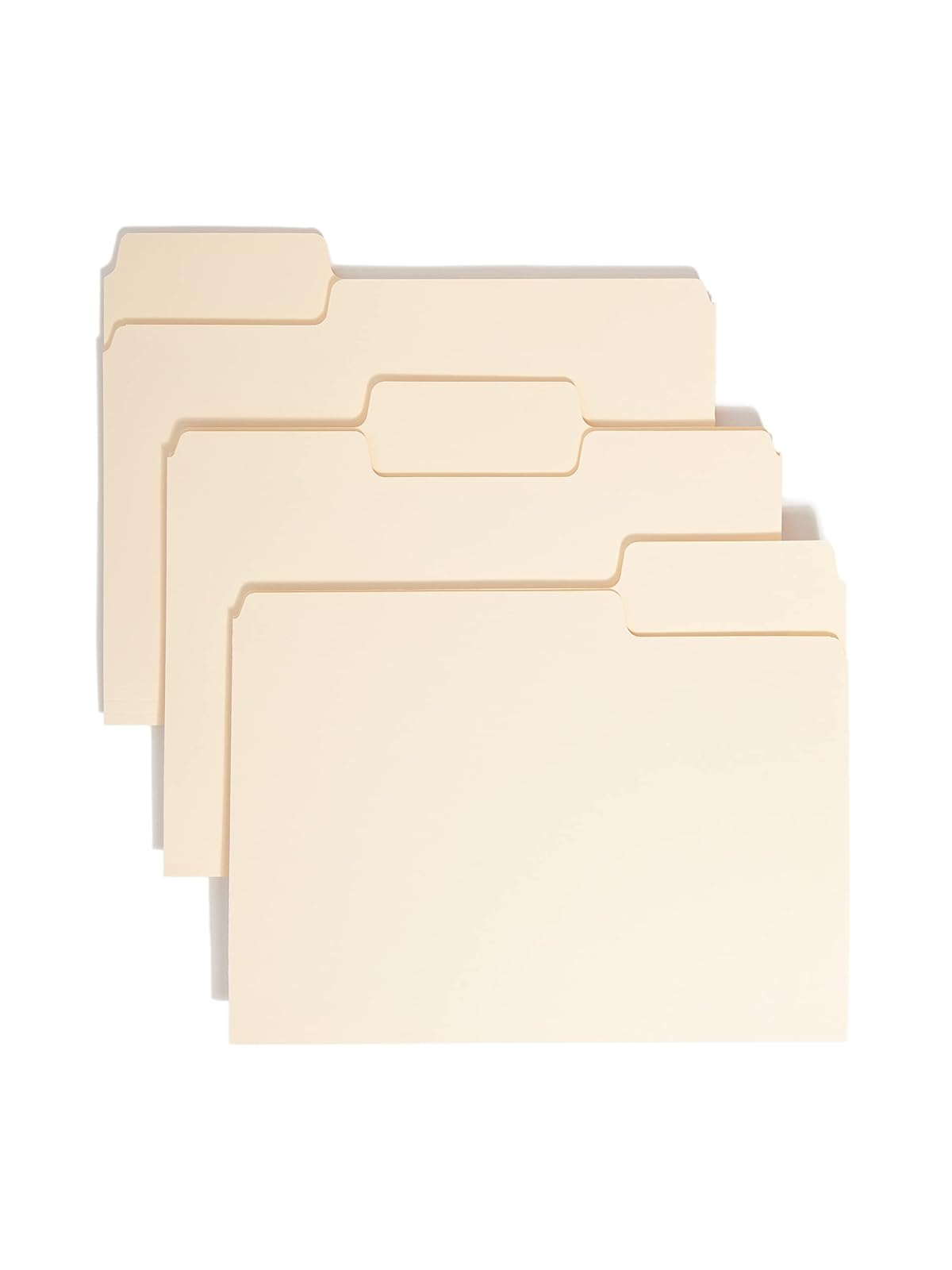 Smead SuperTab carpeta de archivos – 1/3-cut, tamaño carta, Manila, Manila, 24 per Box - 24 per Box