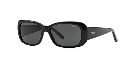 Vogue Eyewear anteojos de sol para mujer, marco de Havana oscuro, lentes degradadas café polar, 55 mm