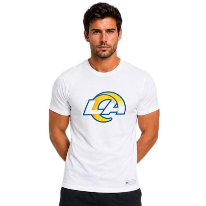 NFL Playera Aficionado Básica Los Angeles RAMS - XL - Blanco