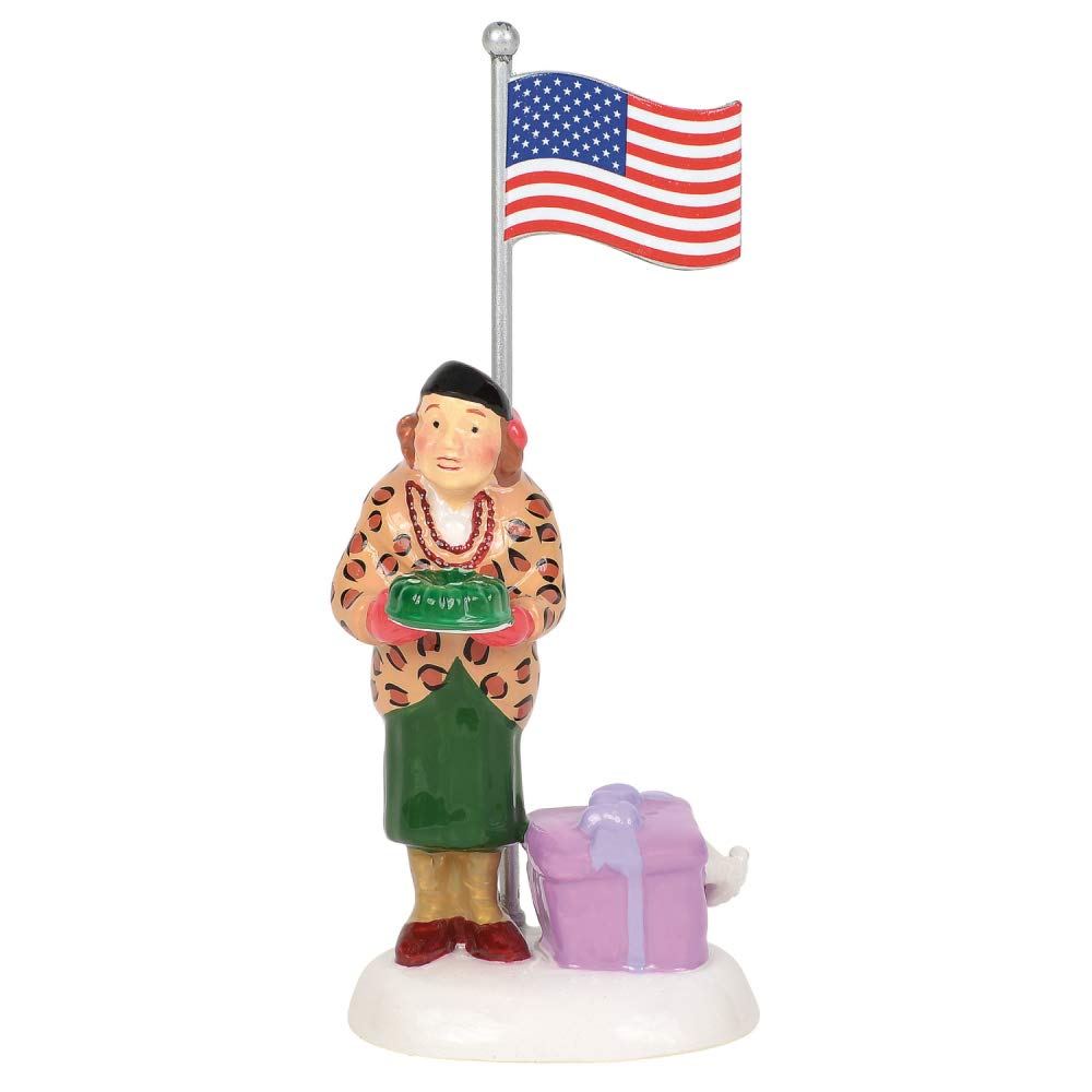 Department 56 Original Snow Village Accessories National Lampoon's Christmas Vacation tía Bethany Play Ball Figurina, 2.95 Pulgadas, Multicolor