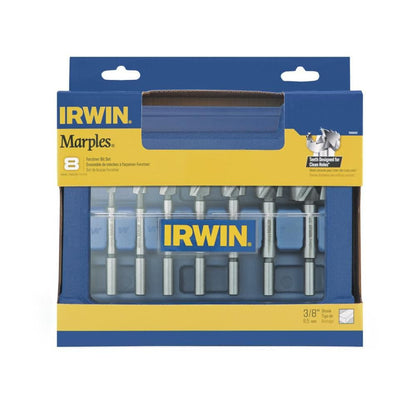Irwin Tools IRWIN Marples Forstner Juego de brocas para madera, 8 piezas (1966892)