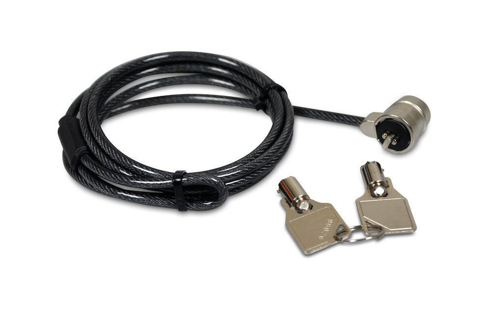 Port CABCLK04 Cable de Seguridad con Llave, Bulk, Negro