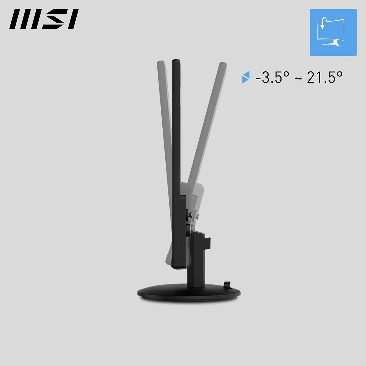 MSI Monitor Pro MP242L 24"/ IPS/ 1920 x 1080 (FHD)/ Adaptive-Sync/HDR Ready/ 100HZ/ 1ms (MPRT) / 4ms (GTG)/ NO VESA