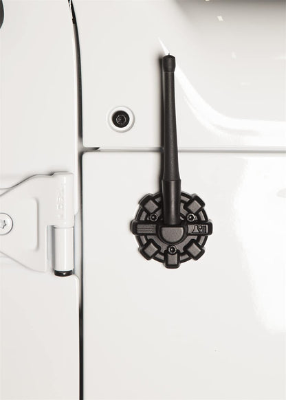 Rugged Ridge - Base de Antena Elite, Color Negro | 17212.13 | Compatible con Jeep Wrangler JK/JL 2007-2024; Jeep Gladiator JT 2020-2024