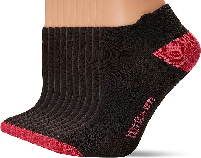 Wilson 20 Piezas Tin para Dama, color Negro/Fiusha, S/Felpa, Talla Unica, B1038