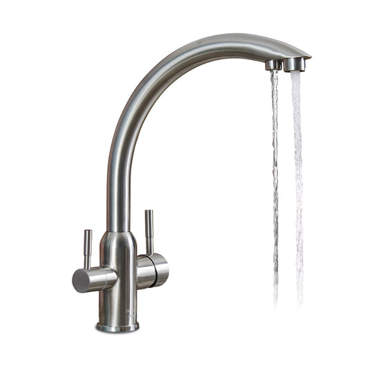ROTOPLAS BEBBIA GRIFO PARA COCINA BEBBIA 3 VÍAS PARA AGUA PURIFICADA (GRIS ARCO)