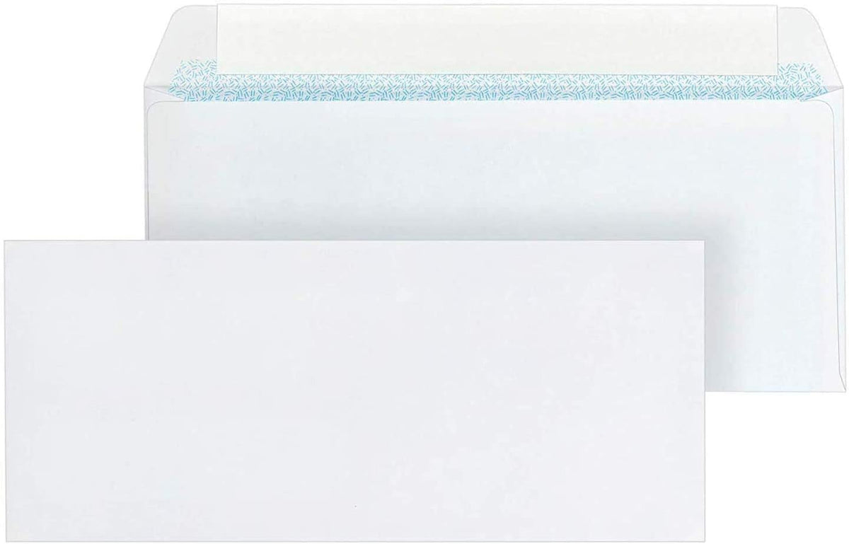 Mead Sobres de Seguridad Blancos con Cierre Autoadhesivo Press-It Seal-It, Impresión Interna de Privacidad, Tamaño Carta / #10 (24 x 10.4 cm), Paquete de 45 Piezas. 919440 (75026)