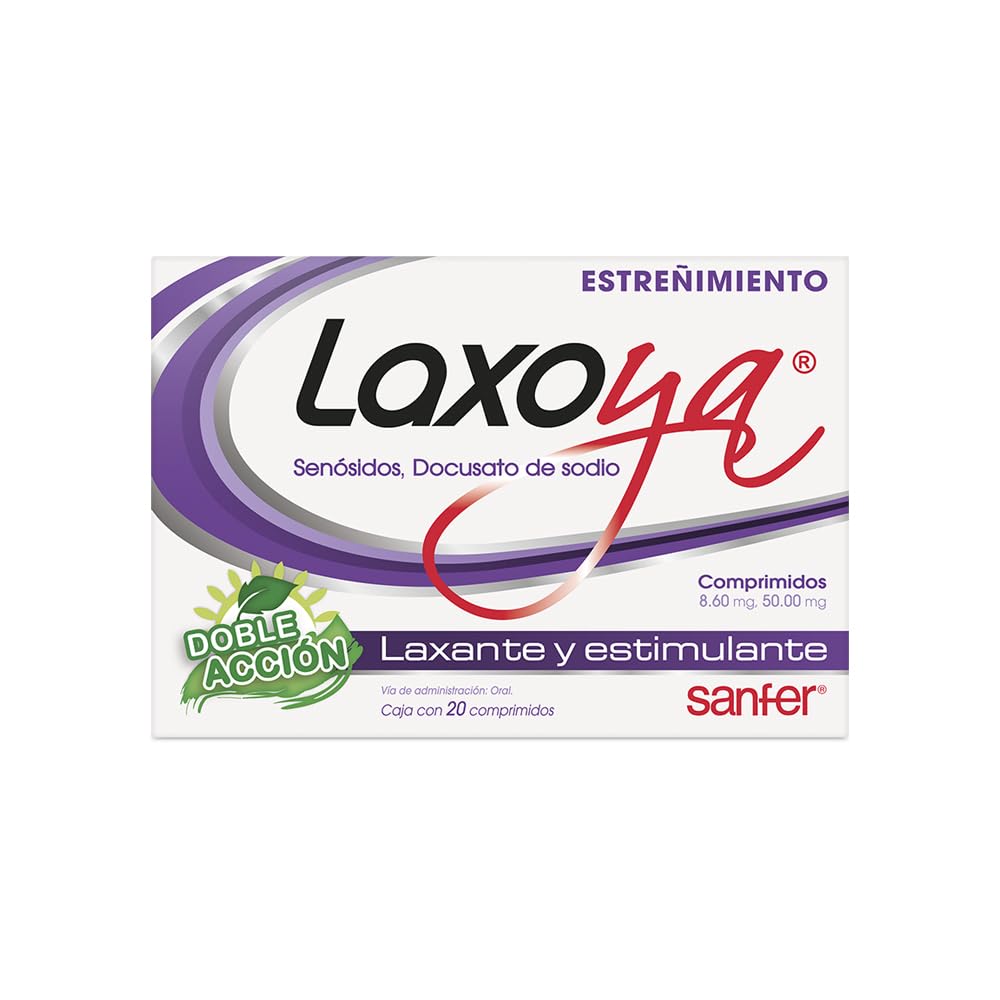 Laxoya Comprimidos 8.6/50Mg (20 Tabletas)