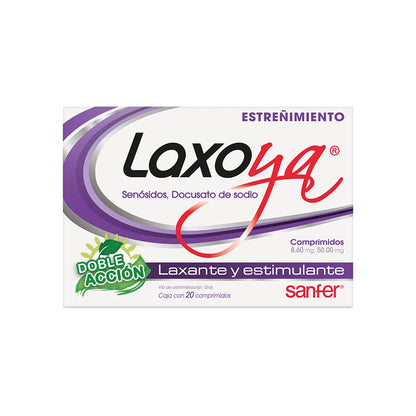 Laxoya Comprimidos 8.6/50Mg (20 Tabletas)