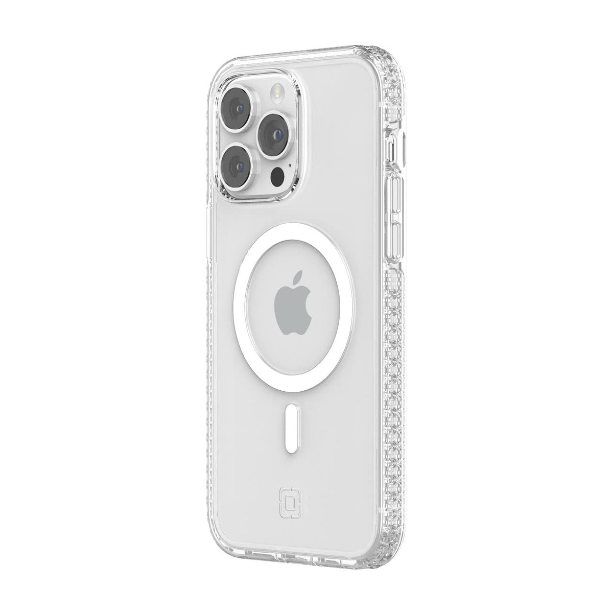 Incipio Grip Funda con MagSafe Compatible con iPhone 14 Pro MAX, Protección Caídas 4.2m, Bisel Elevado, Protección Antimicrobiana - Transparente