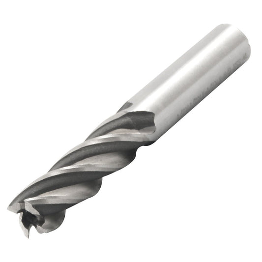 uxcell - Fresa de fresado en espiral HSS de vástago recto de 4 flautas de 1/2 x 1/2 pulgadas