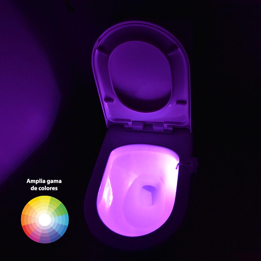 Lloyd's Luz LED Nocturna para WC con Sensor de Movimiento Automática