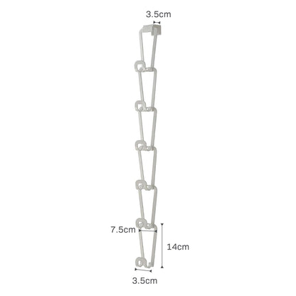 Yamazaki Home 6510 - Organizador para Colgar en el clóset, tamaño único, Color Blanco