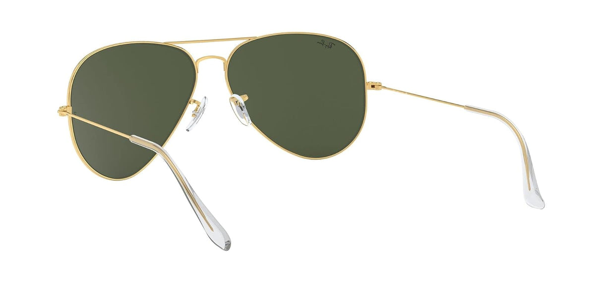 Ray-Ban RB3026 Aviator - anteojos de sol (talla L, metal), color plateado