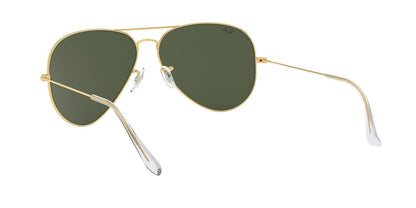 Ray-Ban RB3026 Aviator - anteojos de sol (talla L, metal), color plateado
