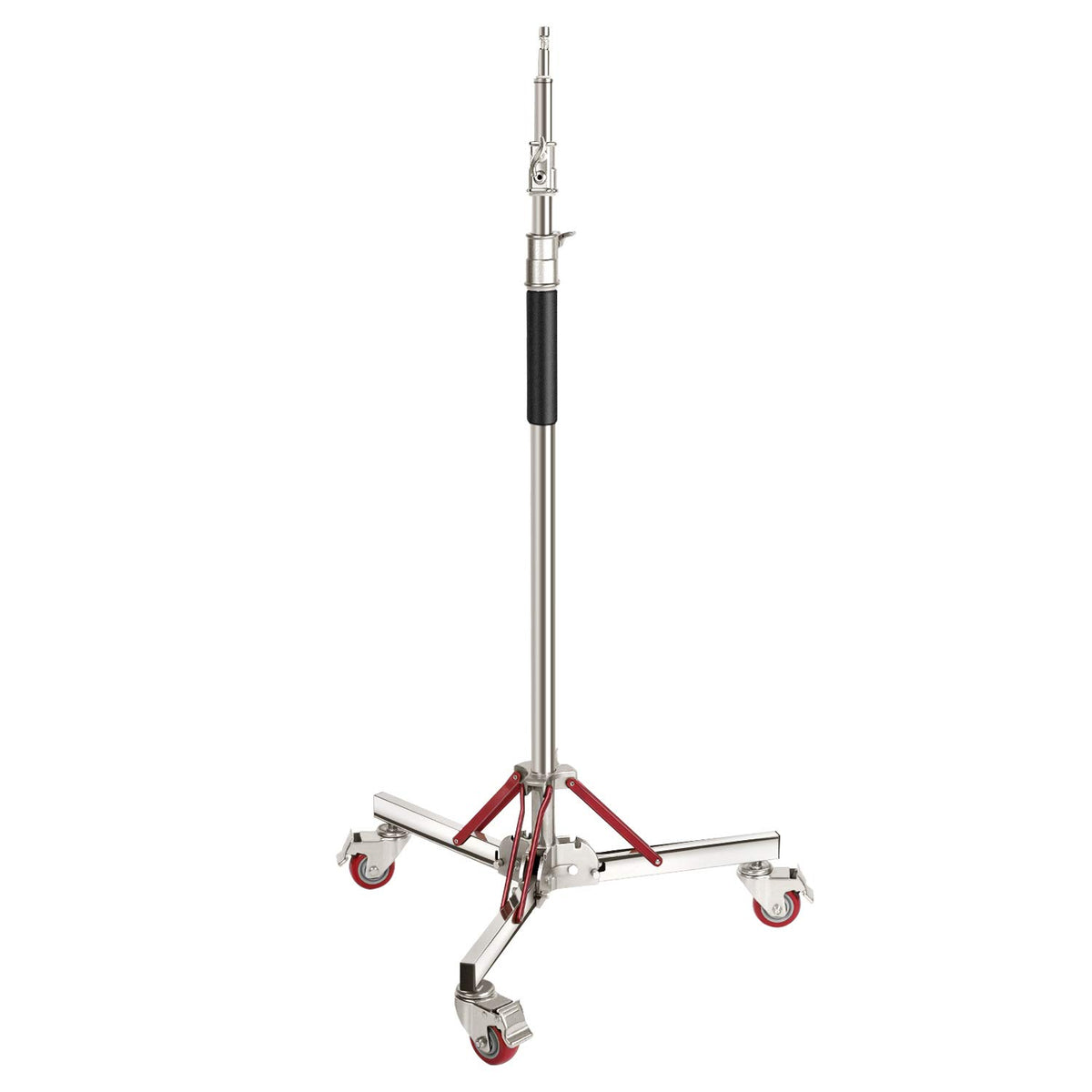 NEEWER Resistente Soporte de Luz con Casters, 100% Acero Inoxidable Tripode | Adjustable, Fotografia Wheeled Base Soporte, para Estudio Softbox, Monolight, Reflector, Max Height: 10ft/305cm