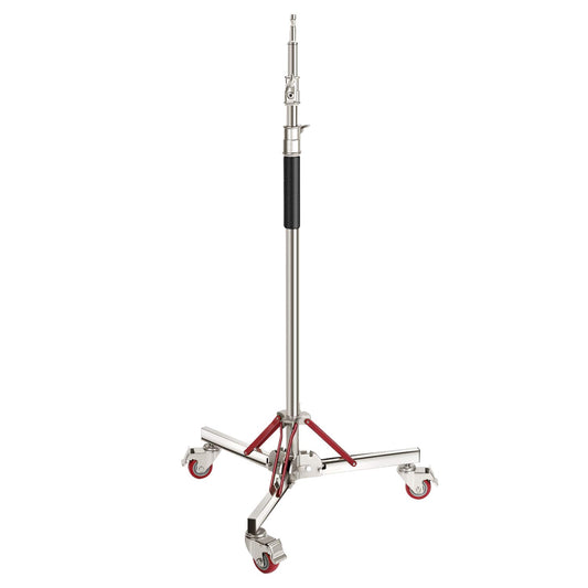 NEEWER Resistente Soporte de Luz con Casters, 100% Acero Inoxidable Tripode | Adjustable, Fotografia Wheeled Base Soporte, para Estudio Softbox, Monolight, Reflector, Max Height: 10ft/305cm