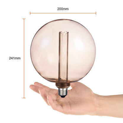 Tecnolite - Foco G200 Vintage LED 3.5 W, Luz Cálida Brillante, Base E27, Atenuable. Iluminación Interior