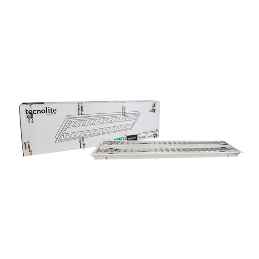 Tecnolite - Panel LED 2x2 Suspendido/Empotrable 40 W, Luz Blanca Neutra, No atenuable, LED integrado