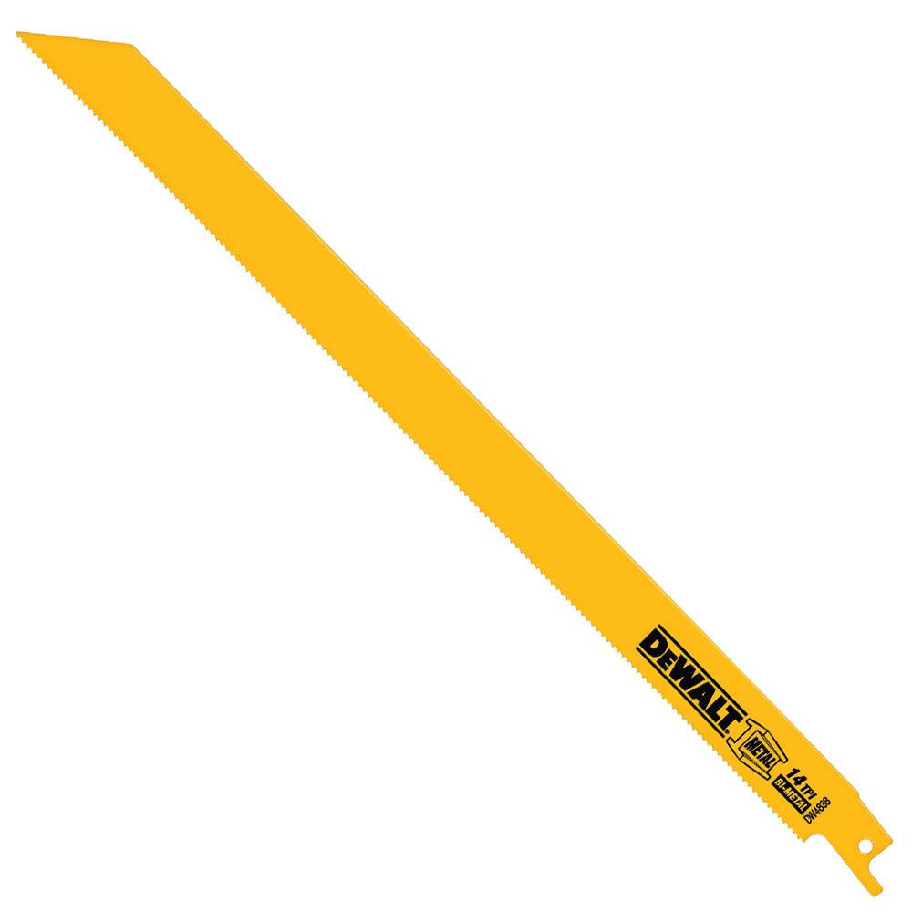 DEWALT DW4838 Segueta Sierra Sable 12 pulg 14DPP 5 pzas - 12" 14 TPI, paquete de 5