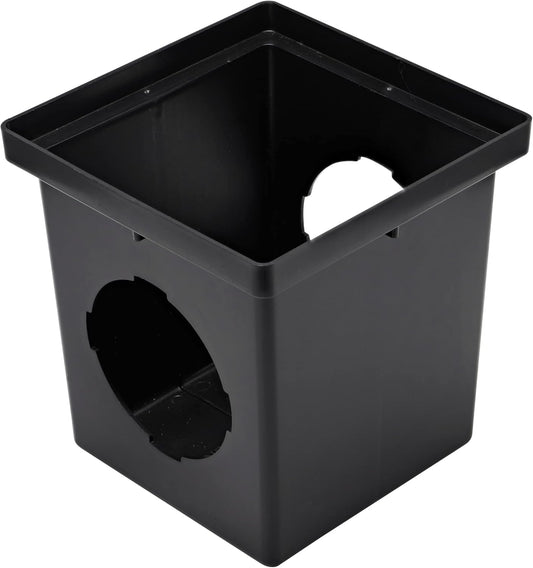 NDS 1200 12" by 12" Catch Basin, Black