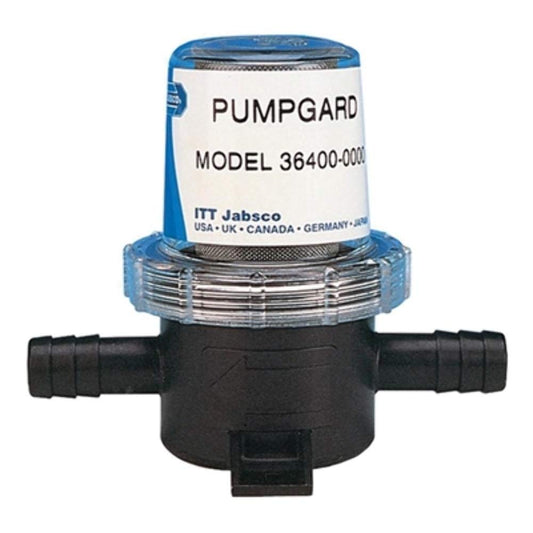 Jabsco Pumpgard - Filtro en línea 3/4 manguera - Malla 40