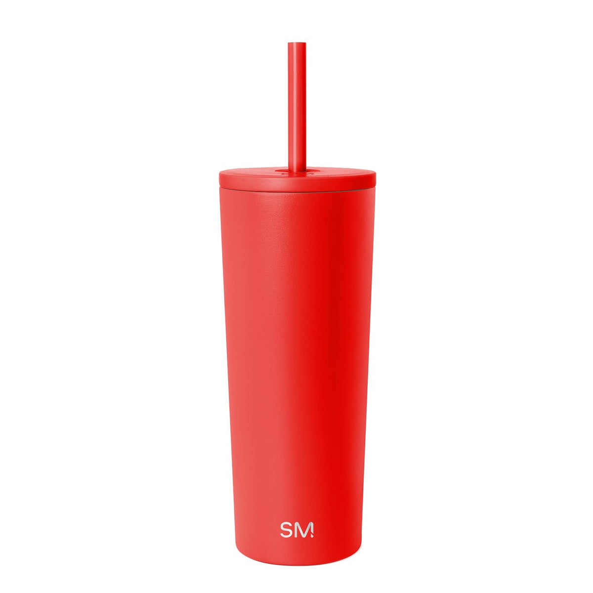 Simple Modern Classic Vaso Térmico con Popote y Tapa Abatible - 710ml - -Saffron