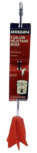 Allway Tool Series Allway 10032 HM5 5 Gallon Helix Paint Mixer, Red