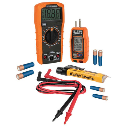 KLEIN TOOLS 69355 | Kit De Prueba Eléctrica | Multímetro | LCD